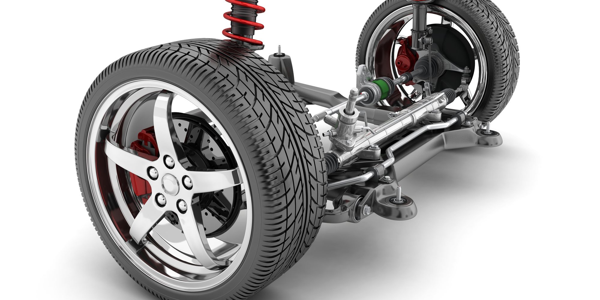 Car suspension, wheel, brake and steering parts