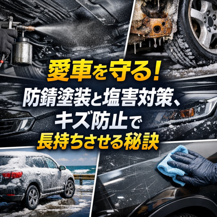 愛車を守る！防錆塗装と塩害対策、キズ防止で長持ちさせる秘訣
